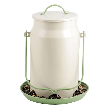 Perky-Pet Perky-Pet Wild Bird 5 lb Metal Milk Pail Bird Feeder 5 ports MCF001